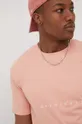 ružová Bavlnené tričko Jack & Jones