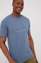 Jack & Jones t-shirt bawełniany niebieski 12176780.Bluefin