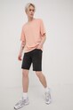 Хлопковая футболка Jack & Jones хлопок розовый 12185628.CoralPink