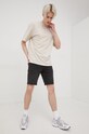 Jack & Jones t-shirt bawełniany 12185628.Moonbeam beżowy AA00