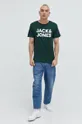 Jack & Jones t-shirt bawełniany zielony