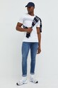 Памучна тениска Jack & Jones 12151955.White бял AA00