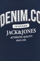 Bavlněné tričko Jack & Jones námořnická modř 12210949.NavyBlazer