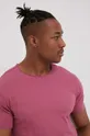 ružová Bavlnené tričko Jack & Jones