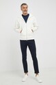 Pamučna majica Selected Homme 16077385.NavyBlazer mornarsko plava AA00