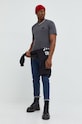 Jack & Jones t-shirt bawełniany JCOCLASSIC 12214066.Asphalt szary AA00