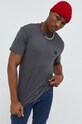 Jack & Jones t-shirt bawełniany JCOCLASSIC szary 12214066.Asphalt