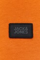 Jack & Jones t-shirt bawełniany JCOCLASSIC 12214066.MandarinOr pomarańczowy