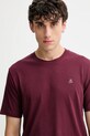 Marc O'Polo t-shirt bawełniany bordowy B21201251054