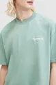 Bombažna kratka majica AllSaints UNDERGROUND SS CREW zelena