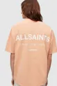 narancssárga AllSaints pamut póló