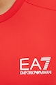 EA7 Emporio Armani t-shirt 8NPT22.PJEMZ.NOS czerwony