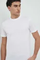 λευκό Βαμβακερό μπλουζάκι Emporio Armani