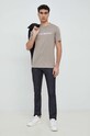 Хлопковая футболка Emporio Armani 8N1TN5.1JPZZ.NOS бежевый AA00