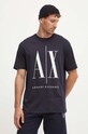 Armani Exchange t-shirt in cotone blu navy 8NZTPQ.ZJH4Z.NOS