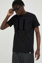 Les Deux t-shirt bawełniany czarny LDM101006