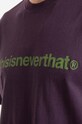 thisisneverthat cotton T-shirt T-Logo Tee TN220TTSST01 violet