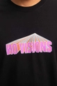 black thisisneverthat cotton T-shirt No Visions Tee