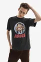 чорний Бавовняна футболка Aries Astrology For Aliens SS Tee Чоловічий