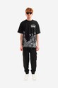Aries tricou din bumbac Doodle SS Tee AR60008 negru AA00