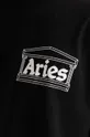 černá Bavlněné tričko Aries Doodle SS Tee