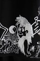 Aries tricou din bumbac Doodle SS Tee AR60008 negru