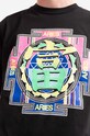 Aries t-shirt in cotone Gong Temple SS Tee nero AR60009
