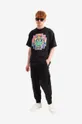 Aries cotton T-shirt Gong Temple SS Tee black