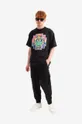 Aries tricou din bumbac Gong Temple SS Tee negru