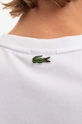 biały Lacoste t-shirt bawełniany