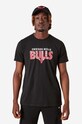 Bavlnené tričko New Era NBA Infill Tee Bulls potlač čierna 13083891
