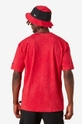 New Era t-shirt bawełniany Washed Pack Graphic Bulls czerwony