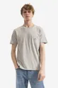 серый Хлопковая футболка Woolrich Pocket Tee CFWOTE0060MRUT2926 Мужской