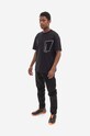 Bavlnené tričko A-COLD-WALL* Technical Polygon T-Shirt ACWMTS089 BLACK ACWMTS089. čierna AA00