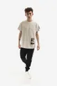 Βαμβακερό μπλουζάκι A-COLD-WALL* Scan T-shirt μπεζ