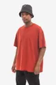 червен Памучна тениска A-COLD-WALL* Overdye ACWMTS088 WINE Чоловічий