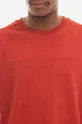 czerwony A-COLD-WALL* t-shirt bawełniany Overdye