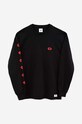 Odzież Vans longsleeve bawełniany Anaheim Lips VN0A54DIBLK czarny