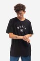Makia cotton T-shirt Planet friendly black M21200