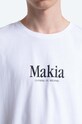 Makia cotton T-shirt Strait white M21226