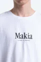 bílá Bavlněné tričko Makia Strait