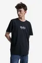 μαύρο Βαμβακερό μπλουζάκι Makia Strait Ανδρικά