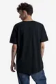 Βαμβακερό μπλουζάκι Makia Strait μαύρο