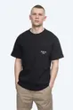 czarny Makia t-shirt bawełniany Torp Męski