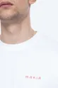 biały Makia t-shirt bawełniany Drip