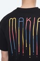 Makia cotton T-shirt Drip M21304 black