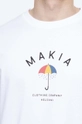 white Makia cotton T-shirt