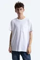 λευκό Βαμβακερό μπλουζάκι Makia Ανδρικά