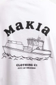 biały Makia t-shirt bawełniany