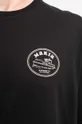 czarny Makia t-shirt bawełniany